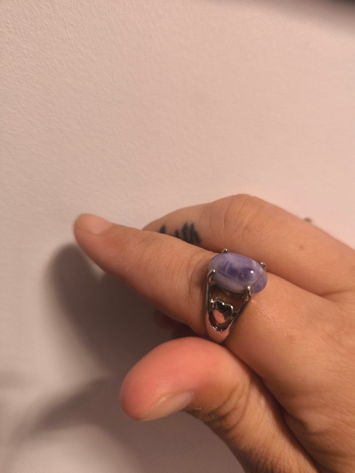 Amethist ring, Ophalen of Verzenden