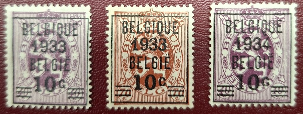 1933 - 375A/376** Postfris - Heraldieke Leeuw - Côte 325,00€, Ophalen of Verzenden, Zonder stempel, Postfris, Postfris