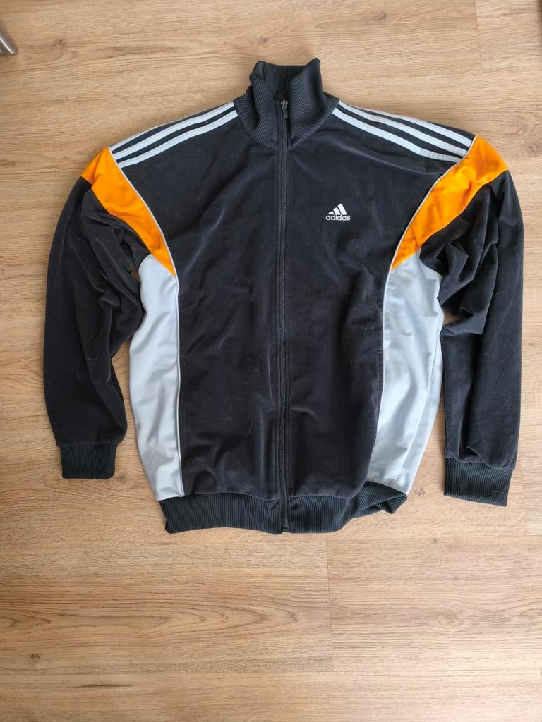 Adidas vintage survêtement training peau de pêche taille L, Général, Enlèvement, ADIDAS, Porté