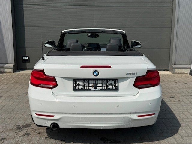BMW 218I Cabrio 54.000km, Auto's, Lichtsensor, Wit, Leder, Bedrijf