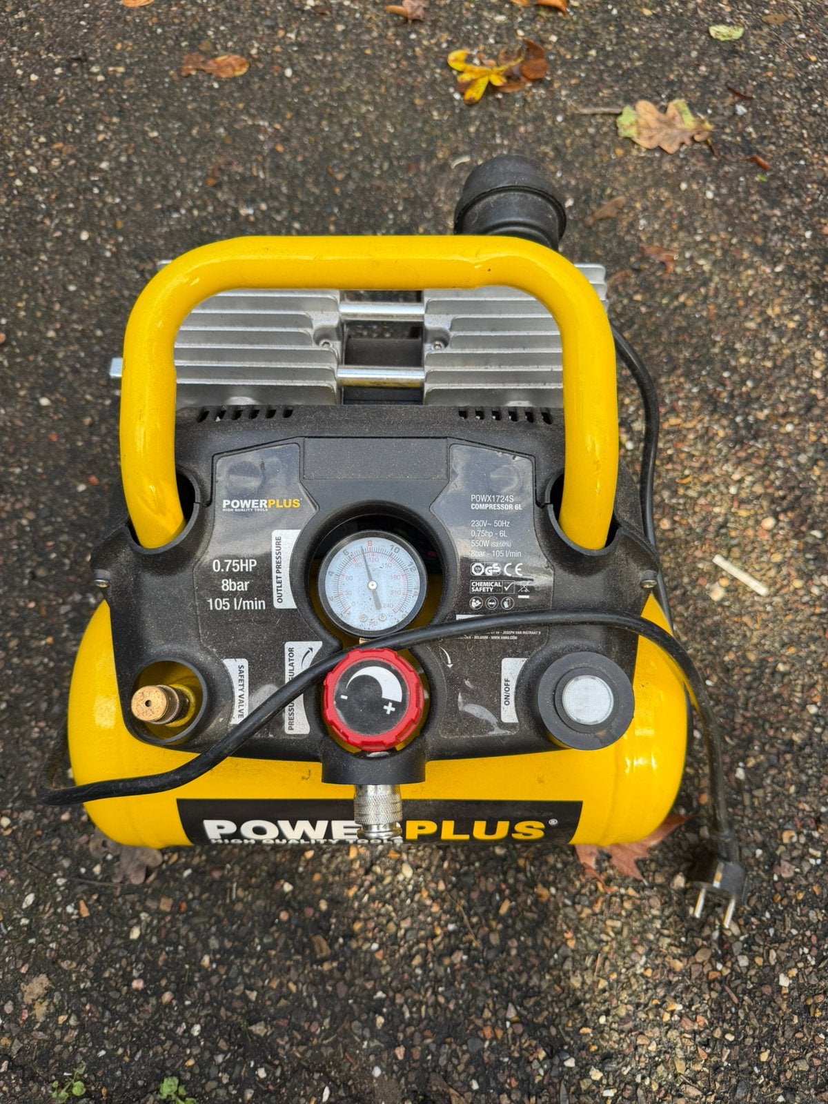 Compresseur portable Power Plus, Bricolage & Construction, Enlèvement, Comme neuf