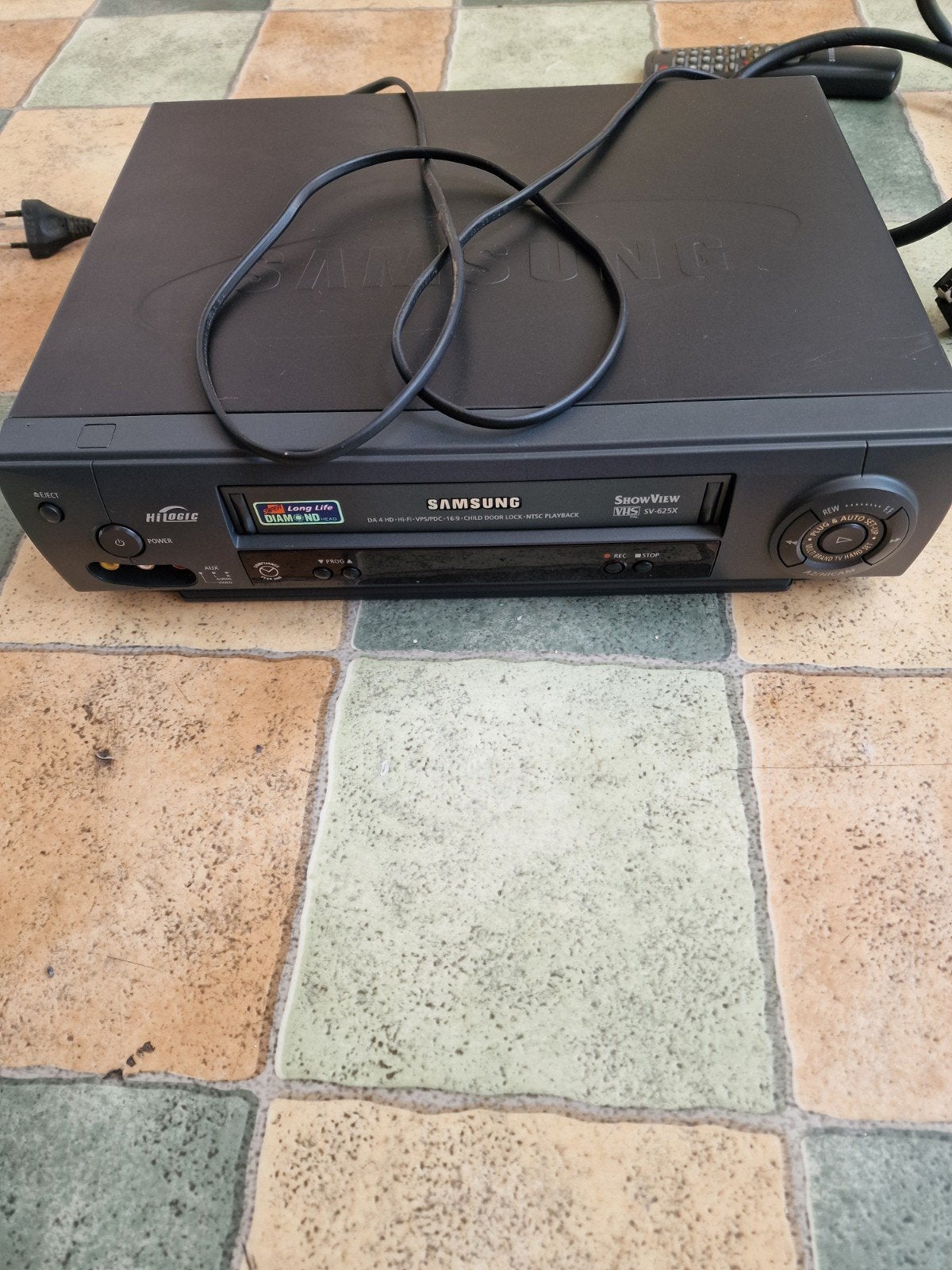 Magnétoscope VHS Samsung SV-625X – Complet avec télécommande, Enlèvement ou Envoi