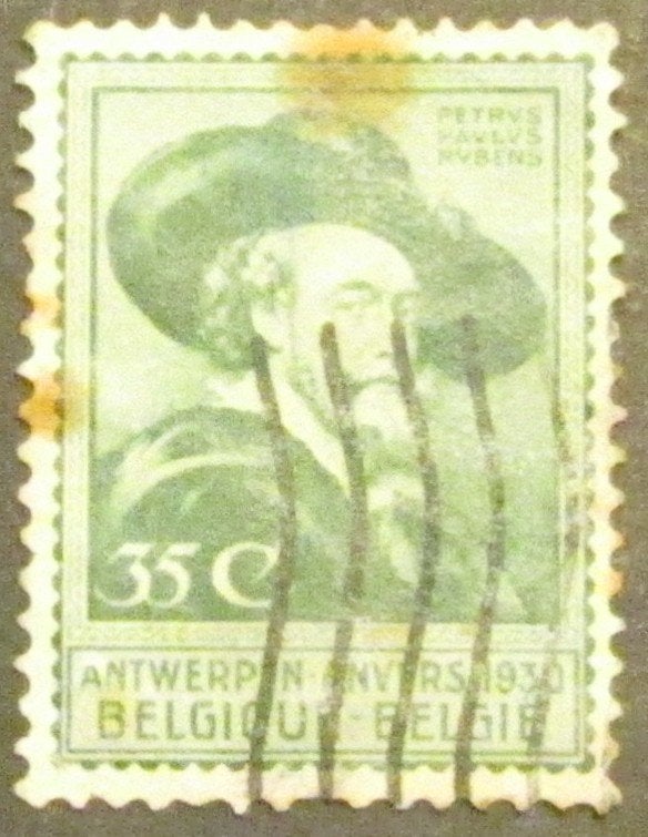 35 centimes estampillés OBC 300, Enlèvement ou Envoi, Art, Affranchi, Timbre-poste