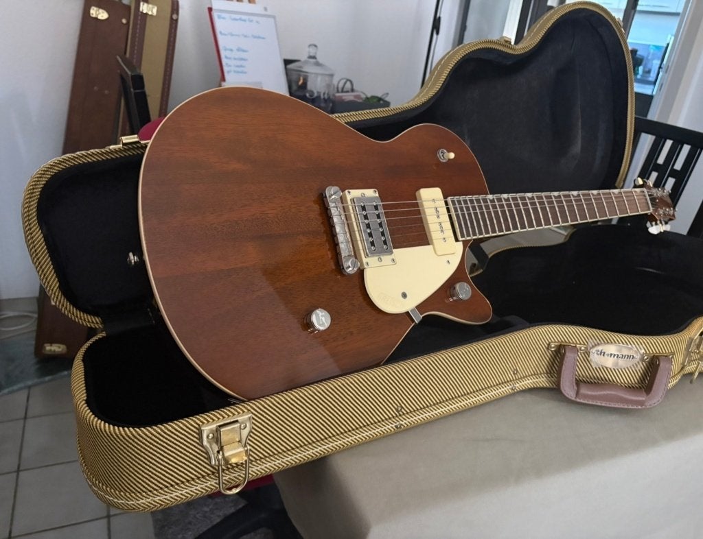 Gretsch P90 Streamliner Jet Club ...incl Vox, Muziek en Instrumenten, Met versterker, Zo goed als nieuw, Solid body, Ophalen