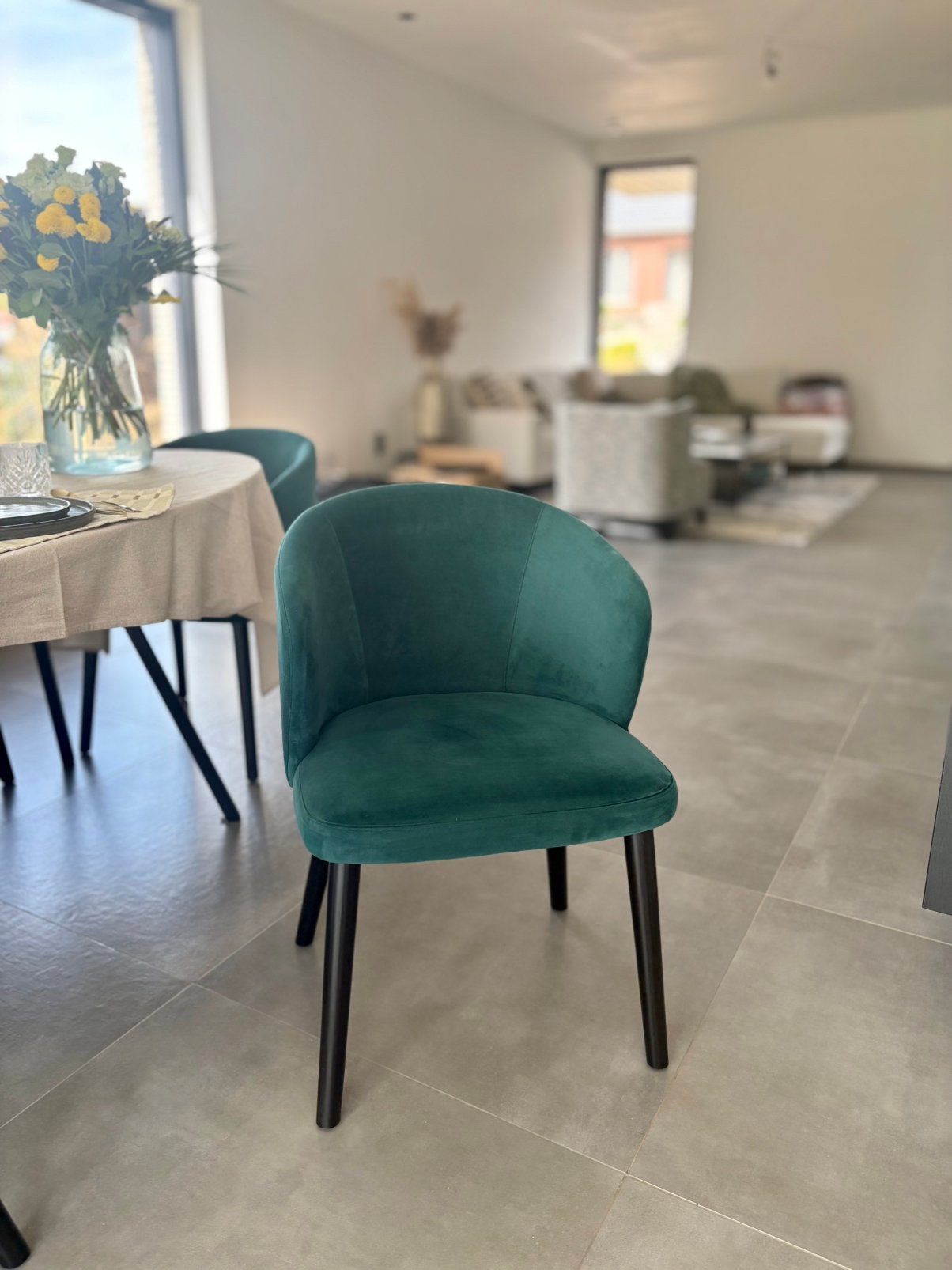 8 Eetkamerstoelen Abitare, Huis en Inrichting, Stoelen, Ophalen, Gebruikt