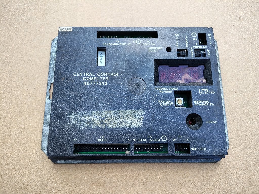Center Control Computer/ 40777312 Rowe-Ami (Div) jukebox, Envoi, Ami