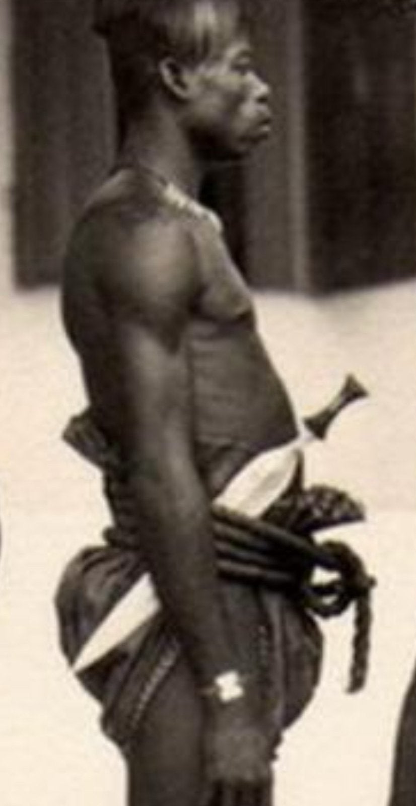 Groot Boa Angba Oorlogs slag zwaard Congo 1900  Antropoloog, Verzenden