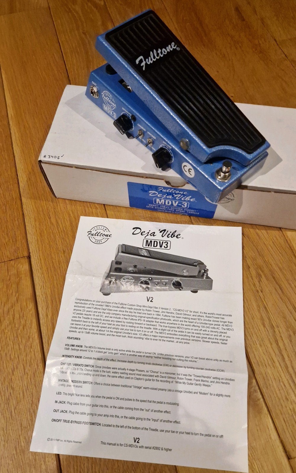 Fulltone Mini Déjà Vibe MDV3, Enlèvement ou Envoi