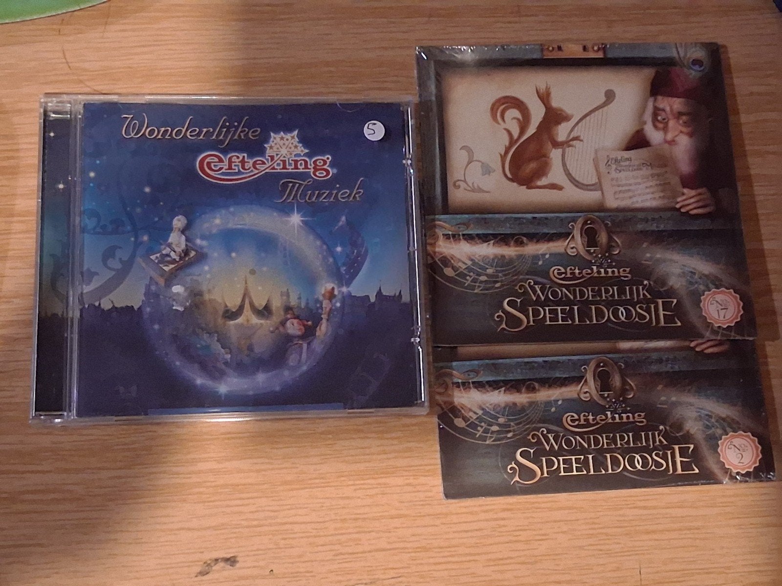 3 cd´s De Efteling; wonderlijke muziek / speeldoosjes, Ophalen of Verzenden, Nieuw, Gebruiksvoorwerp