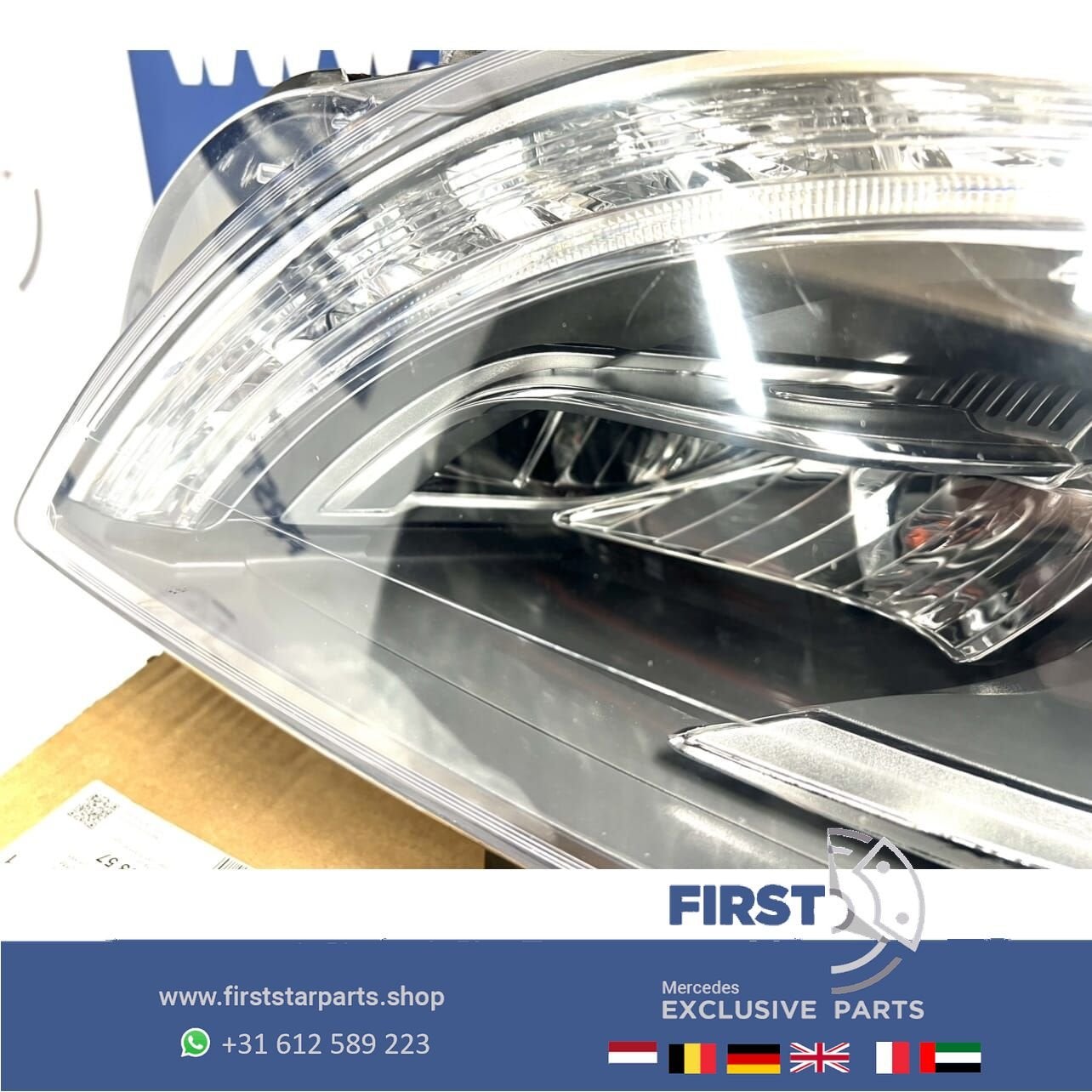 A1668207259 W166 ML ILS LED KOPLAMP LINKS Mercedes 2011-2015, Utilisé, -, -, Enlèvement ou Envoi