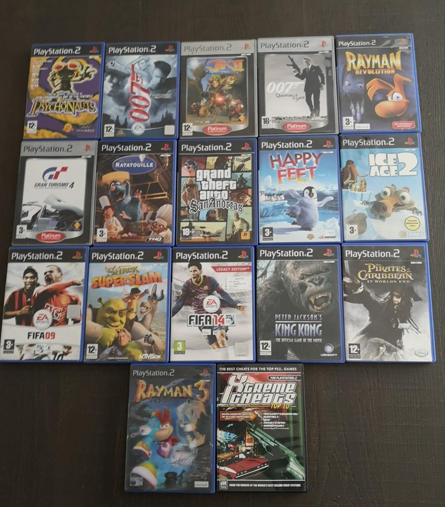 17 PS2 games, Ophalen