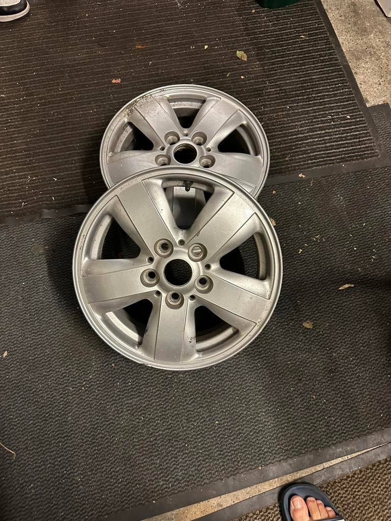 Mini Cooper aluminium velgen 5 gaten, Ophalen, Zo goed als nieuw