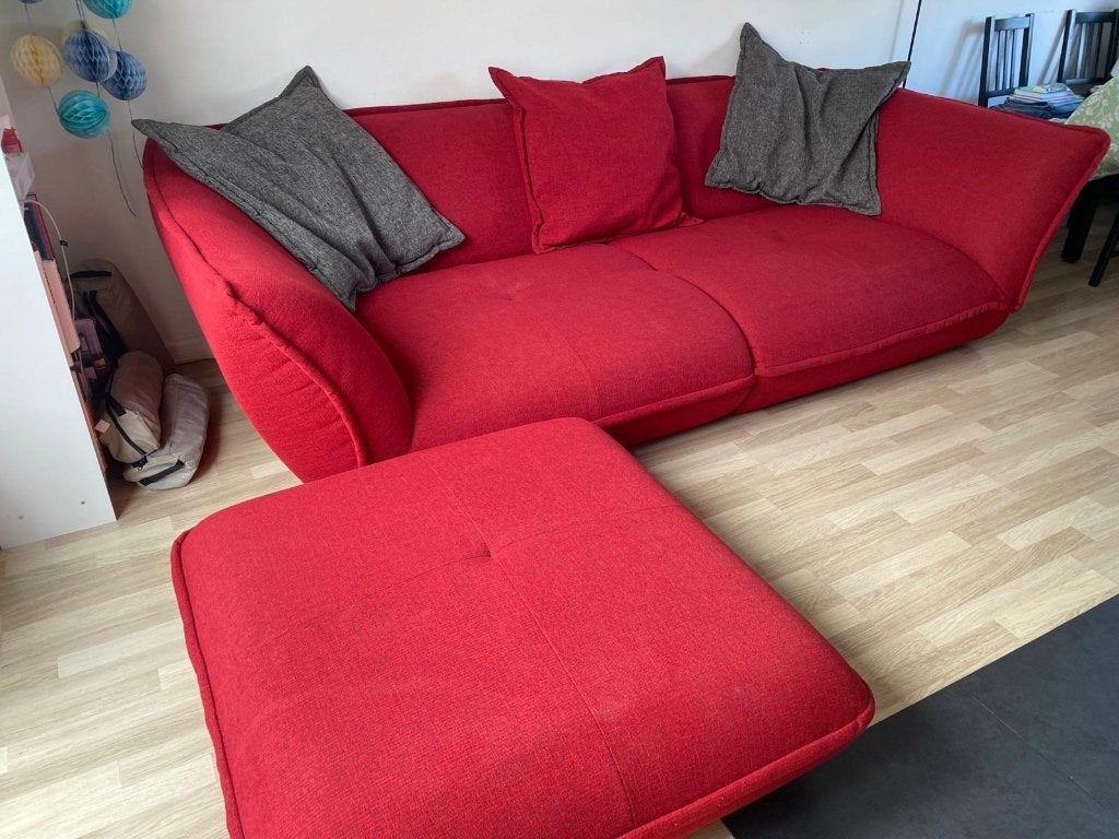 Design Depot canapé avec ottoman, Enlèvement, Utilisé, Bois