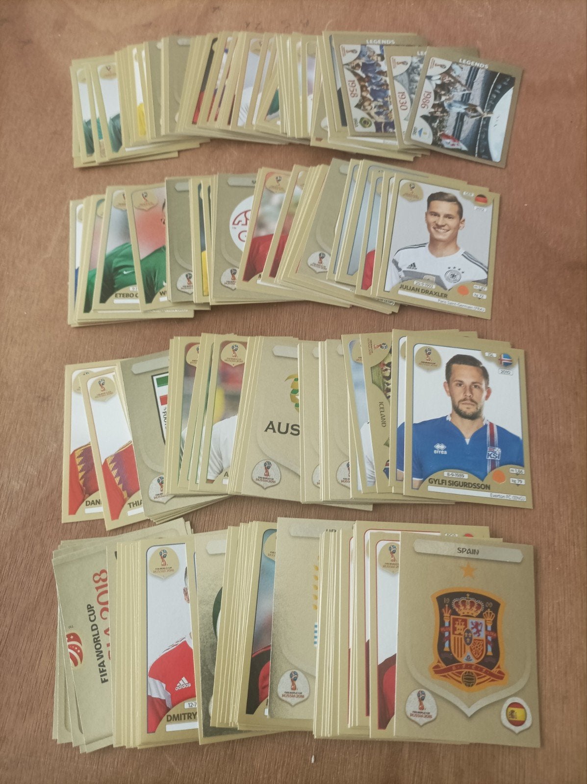 Panini FIFA world cup Russia 2018 , 212 verschillende, Enlèvement ou Envoi