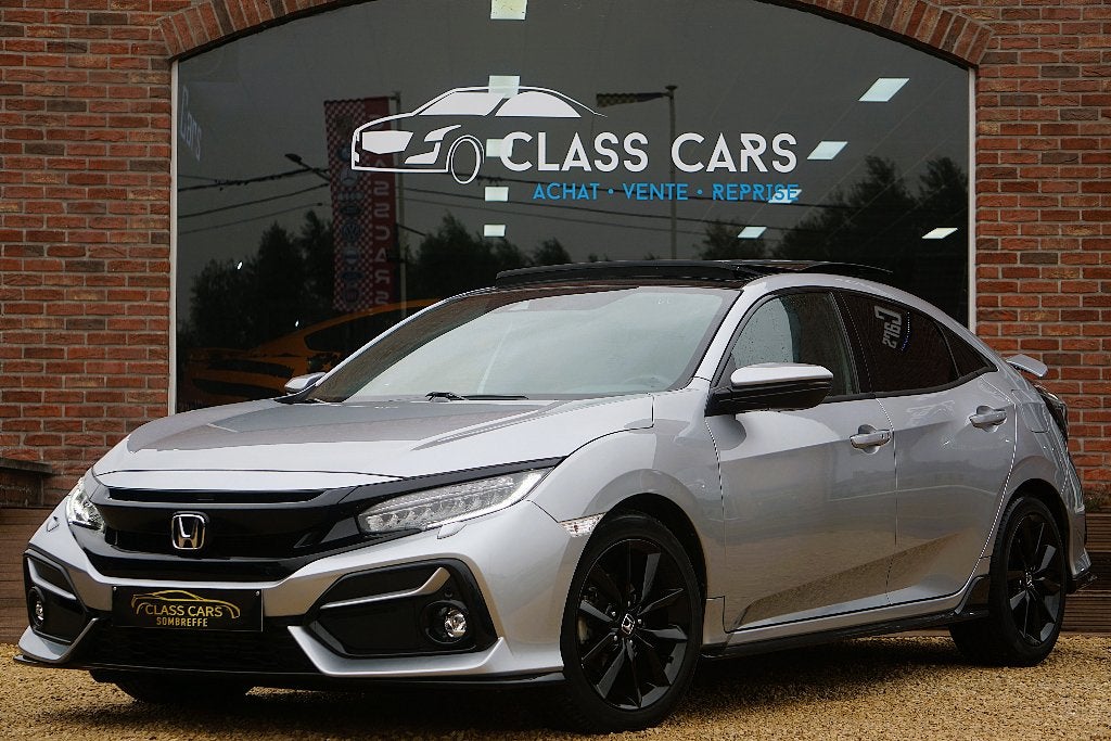 HONDA CIVIC 1.0i-VTEC Sport CVT PANO CARPLAY ACC CAM LED DCC, Auto's, Honda, Dealer onderhouden, Stof, Bedrijf, 5 deurs