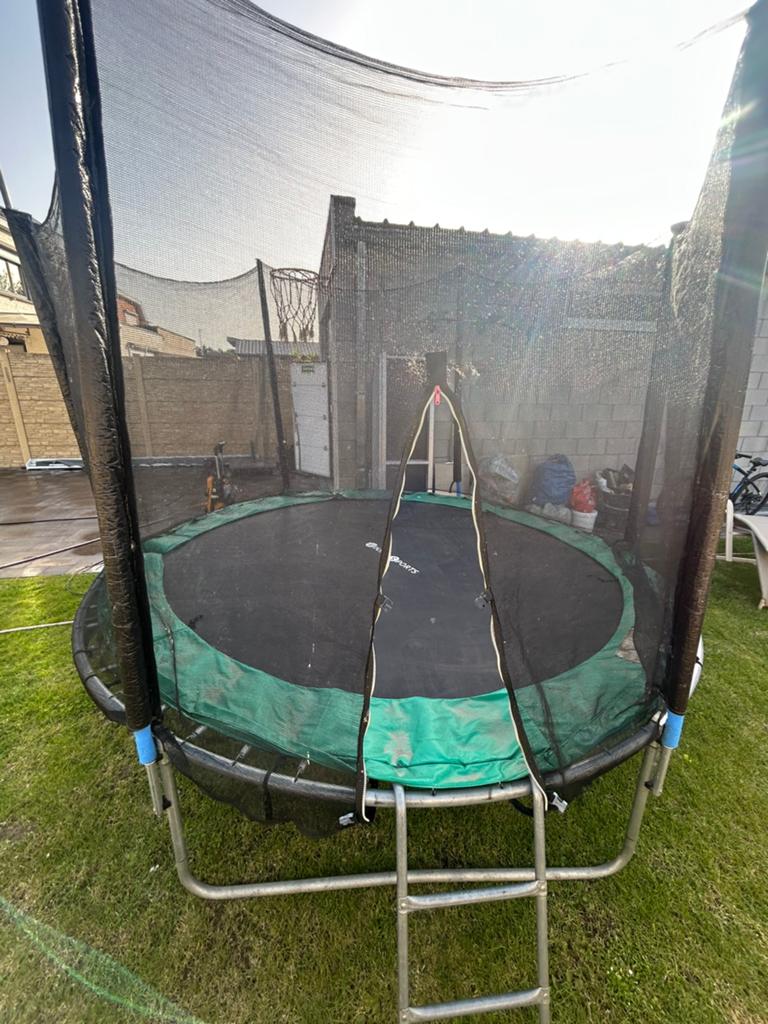 Trampoline, Kinderen en Baby's, Speelgoed | Buiten | Trampolines, Ophalen of Verzenden, Gebruikt