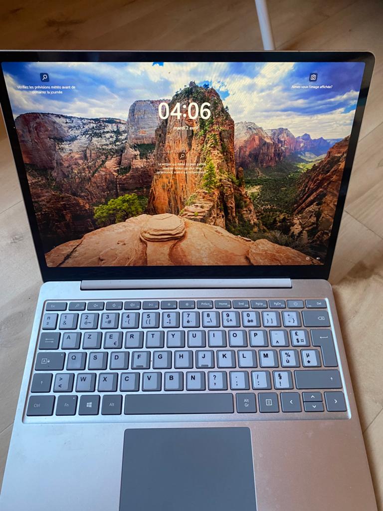 Pc portable MICROSOFT LAPTOP DFDH5RG5 écran tactile I5-1035g, Enlèvement, Comme neuf, SSD