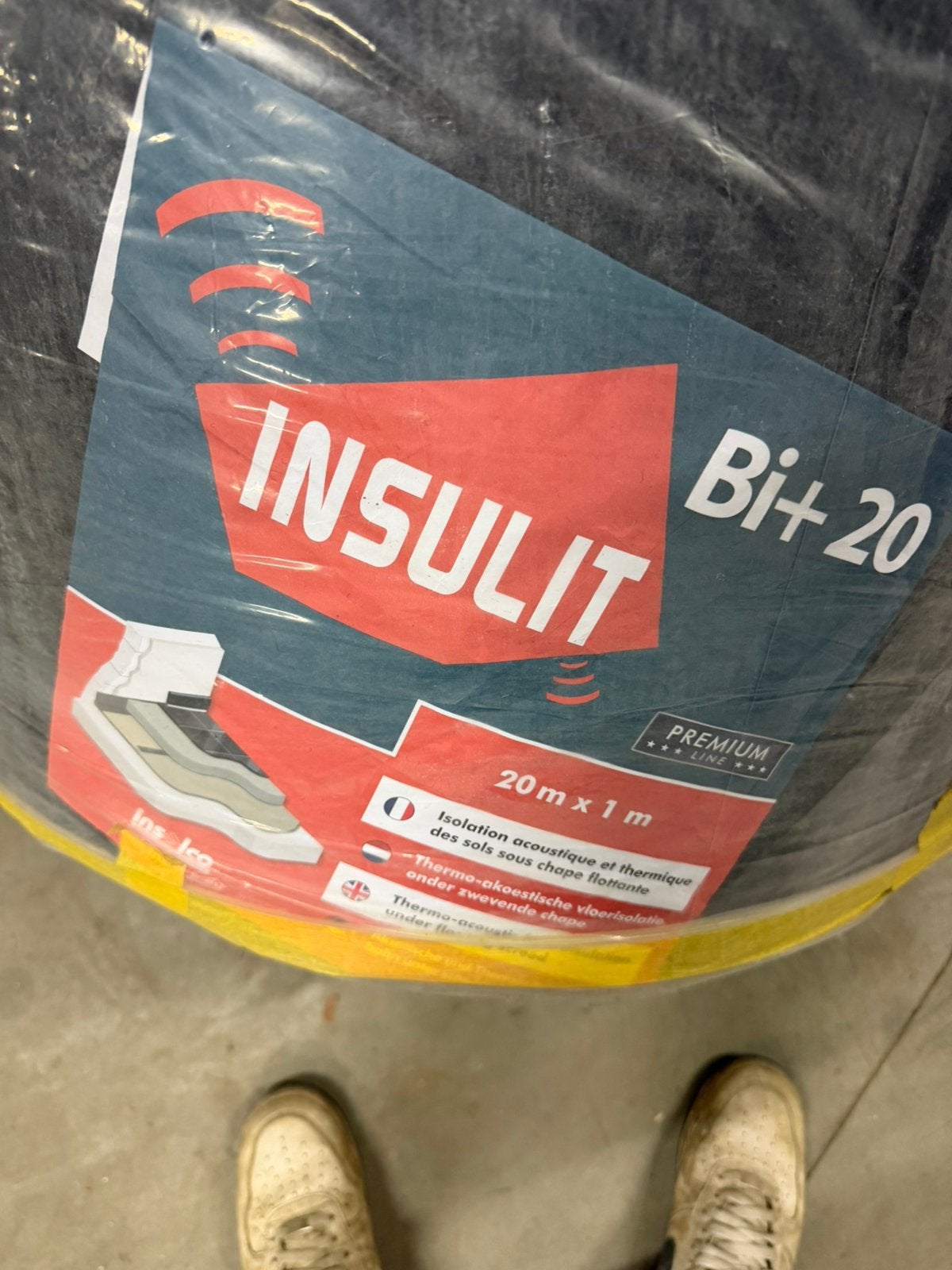 Insulit BI+20 akoustische isolatie, Doe-het-zelf en Bouw, Isolatie en Afdichting, Ophalen, Overige materialen, Nieuw, 15 m² of meer