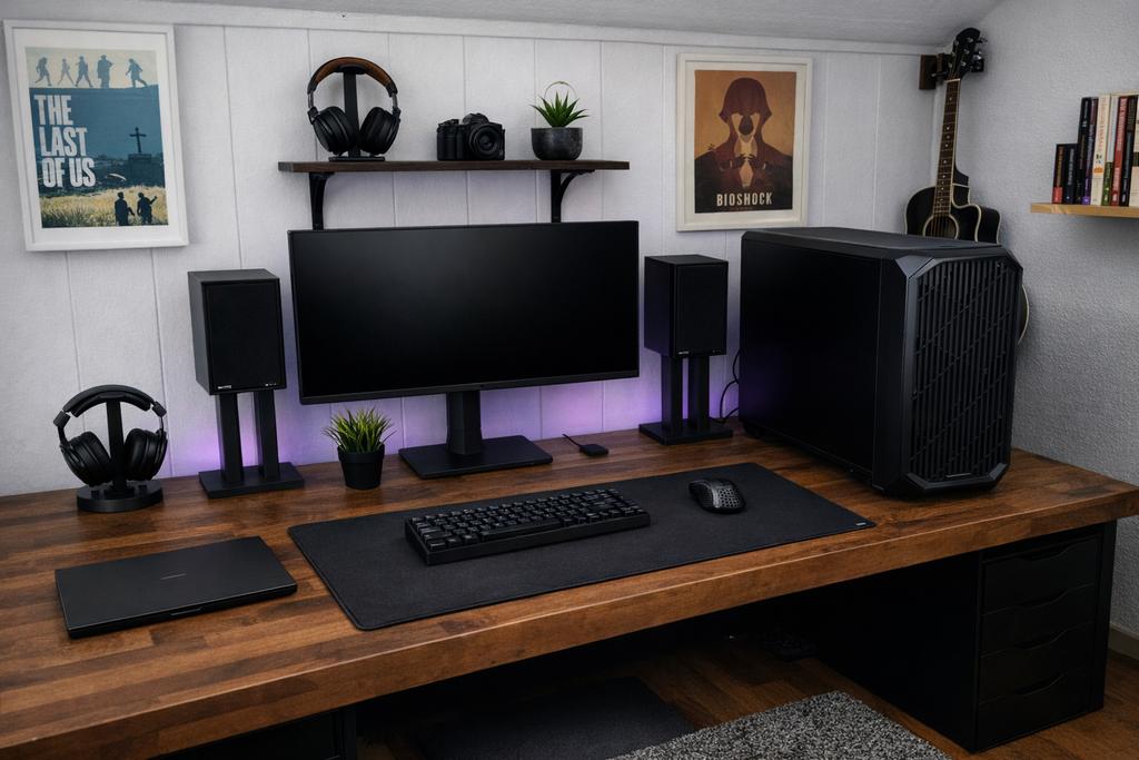 Setup puissant full black ️ (1440p, 4k), Informatique & Logiciels, Ordinateurs de bureau, Neuf, 4 Ghz ou plus, SSD, 32 GB, Avec carte vidéo