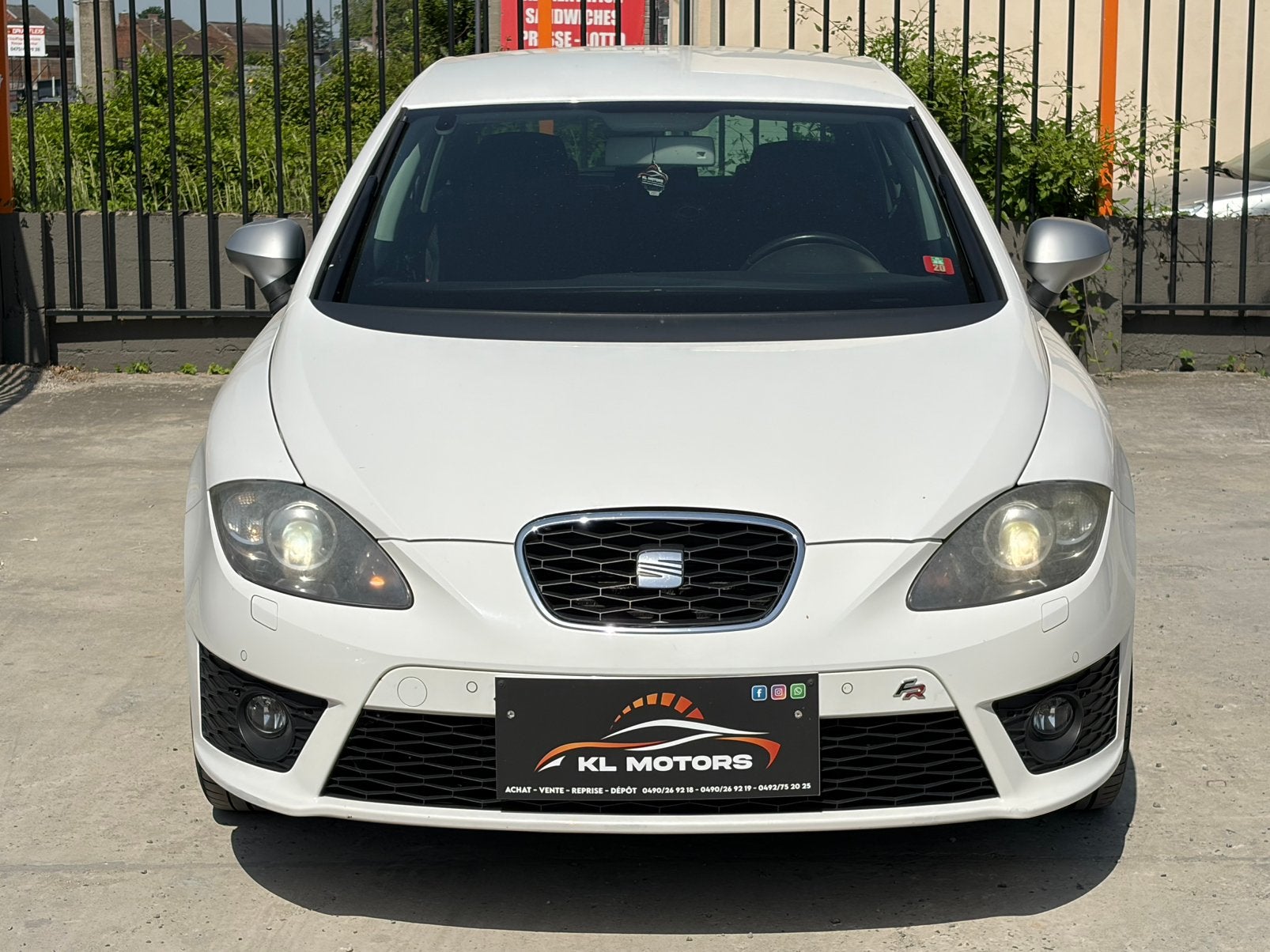 SEAT LEON ÉDITION FR 2.0 TDI 140CV PRÊTE À IMMATRICULÉ 2012, Euro 5, Achat, Entreprise, Noir