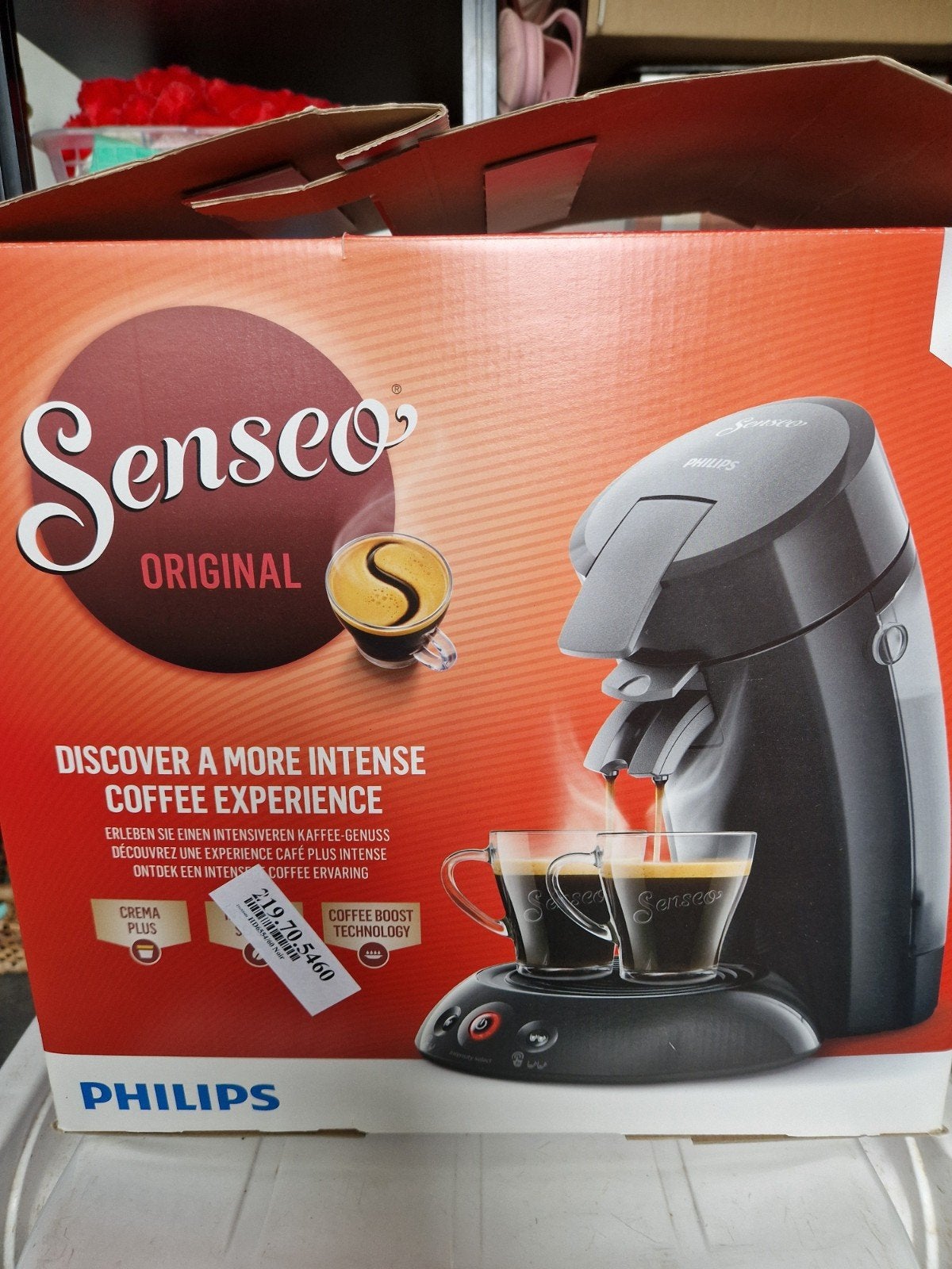 Senseo Machine à Café à dosettes OriginalHD6554 comme neuf, Autres modèles, Réservoir d'eau amovible, Comme neuf, Enlèvement