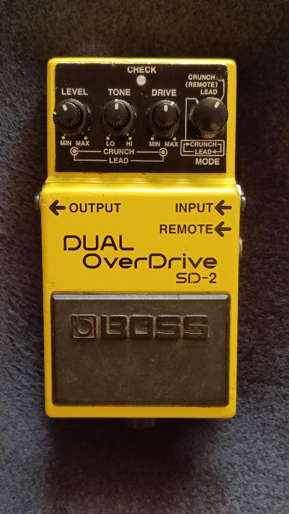Boss Dual Overdrive SD-2, Muziek en Instrumenten, Ophalen of Verzenden, Zo goed als nieuw, Distortion, Overdrive of Fuzz