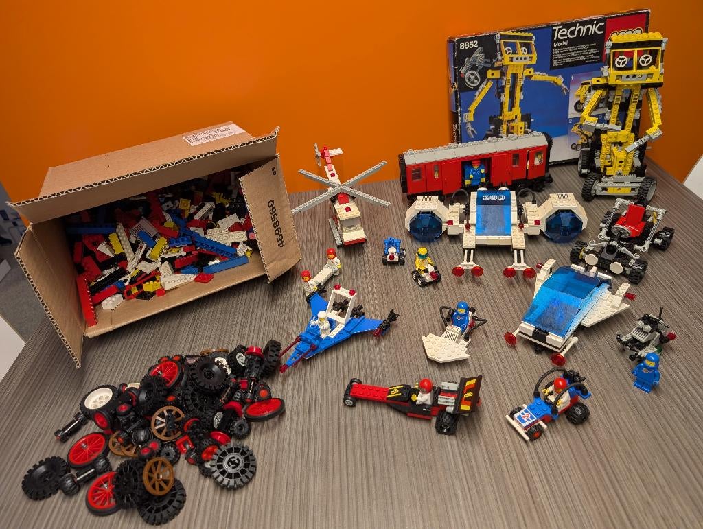 11 vintage Lego sets + 1,9 kg losse Lego, Kinderen en Baby's, Speelgoed | Duplo en Lego, Ophalen, Gebruikt, Overige thema's, Lego