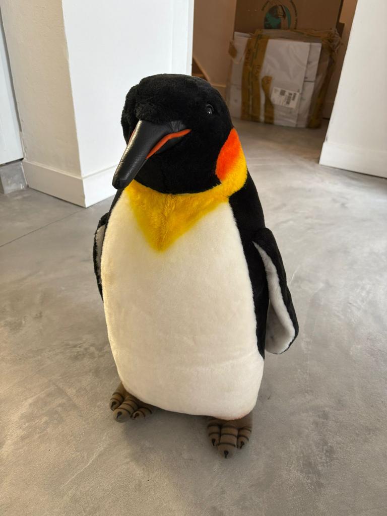 GRANDE PELUCHE PINGOUIN  DOUCE + GRAND FORMAT, Enlèvement, Comme neuf, Autres types