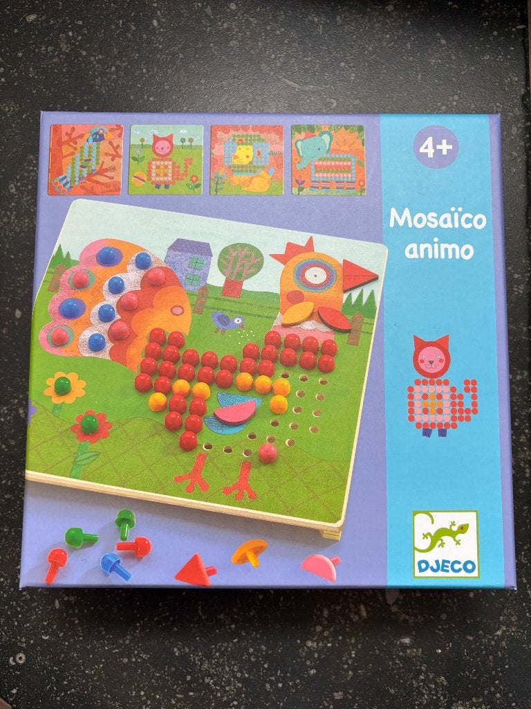 Djeco Mosaïco animo, dierenmozaïek NIEUW, Enlèvement ou Envoi, Neuf