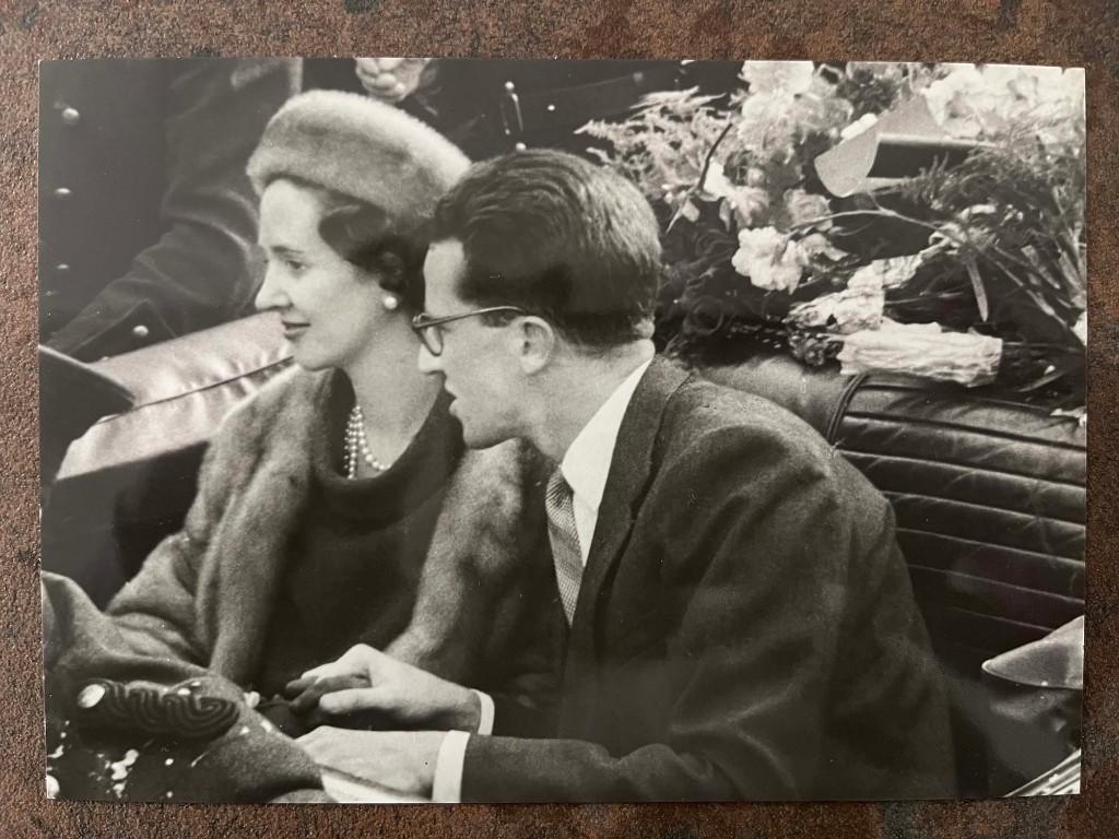 Zeldzame Vintage Postkaart - Koning Boudewijn & Fabiola, Ophalen of Verzenden, Ongelopen