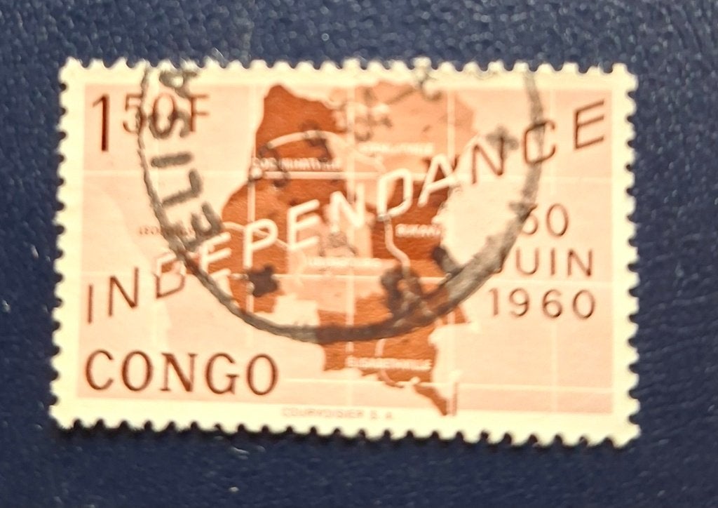 Timbre OBP 375 de la République du Congo, Enlèvement ou Envoi, Affranchi