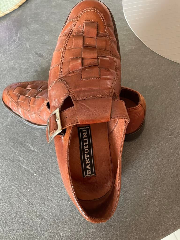 Lederen zomerschoenen Heren M/41, Ophalen of Verzenden, Zo goed als nieuw