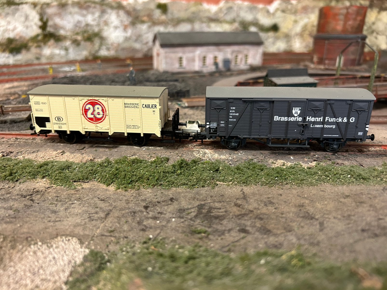 SNCB NMBS CFL lot de wagons HO Marklin Ls Models Fleischman, Autres marques, Enlèvement ou Envoi, Rails, Courant continu