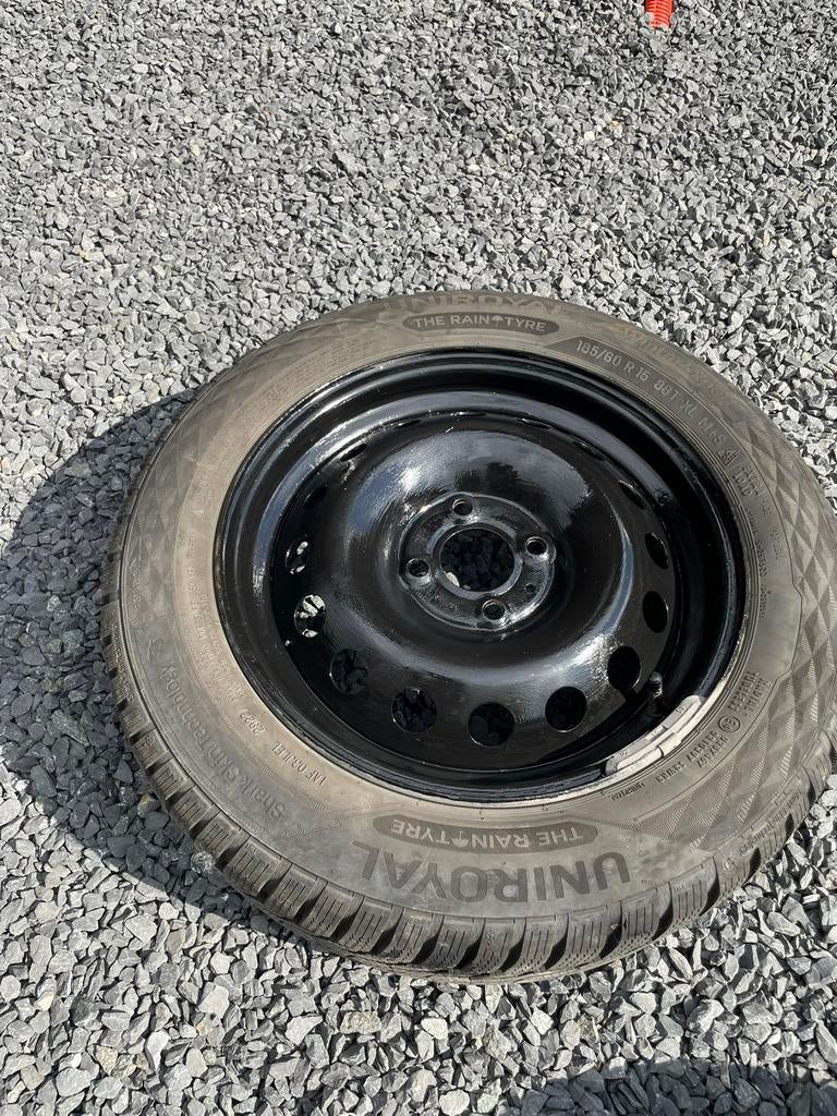 Jeux de Jantes Tôle Kia Rio / Renault Clio, Ophalen, Winterbanden, Band(en)