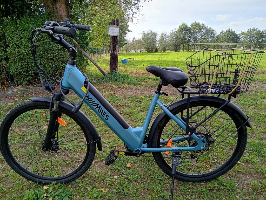 Hillmiles Milecity Elektrische Stadsfiets, Fietsen en Brommers, Ophalen of Verzenden, Zo goed als nieuw, 50 km per accu of meer