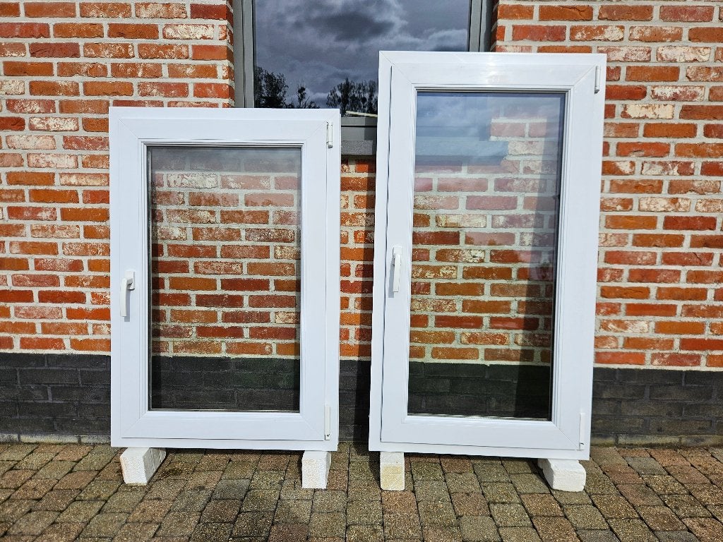 Prachtig Pvc Ramen Schüco of Deceuninck, Doe-het-zelf en Bouw, Ophalen, Kunststof, Raamkozijn, Zo goed als nieuw