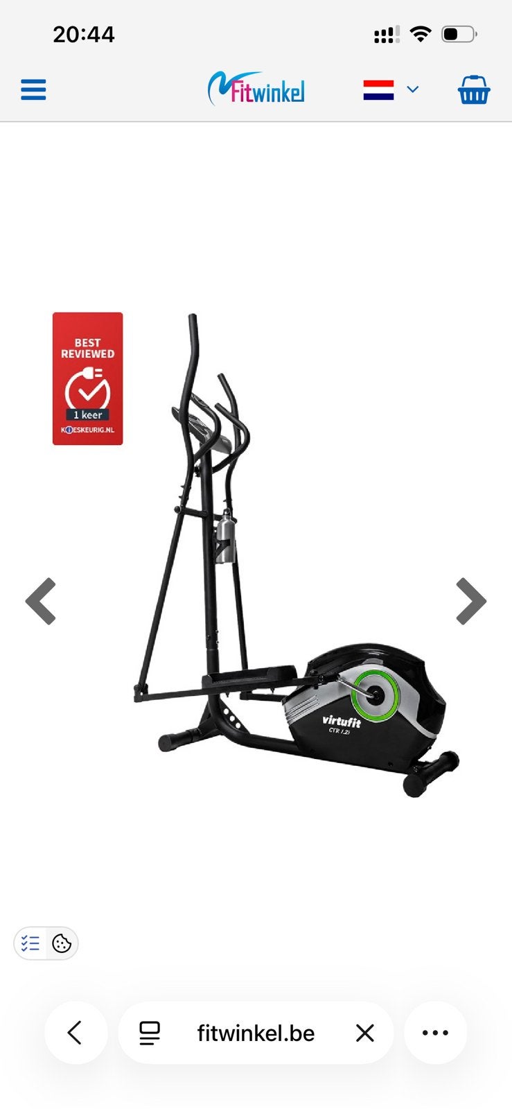 Crosstrainer. Virtufit., Sport en Fitness, Ophalen, Zo goed als nieuw, Crosstrainer