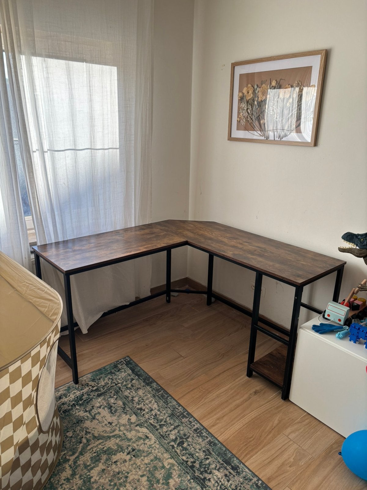 Bureau 136x136x50, Ophalen, Gebruikt, Hoekbureau