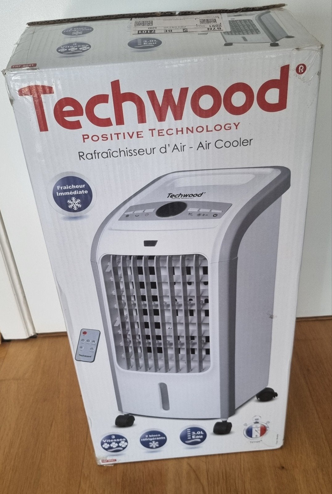 Rafraîchisseur d'Air Techwood, Enlèvement, Ventilation, Minuterie