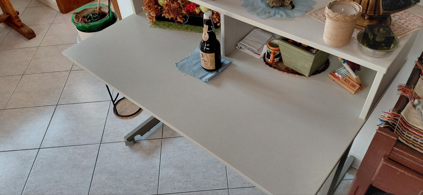 computertafel perfecte staat, weg door verhuis, Huis en Inrichting, Bureaus, Ophalen, Spaanplaat of MDF, Zo goed als nieuw, Computerbureau