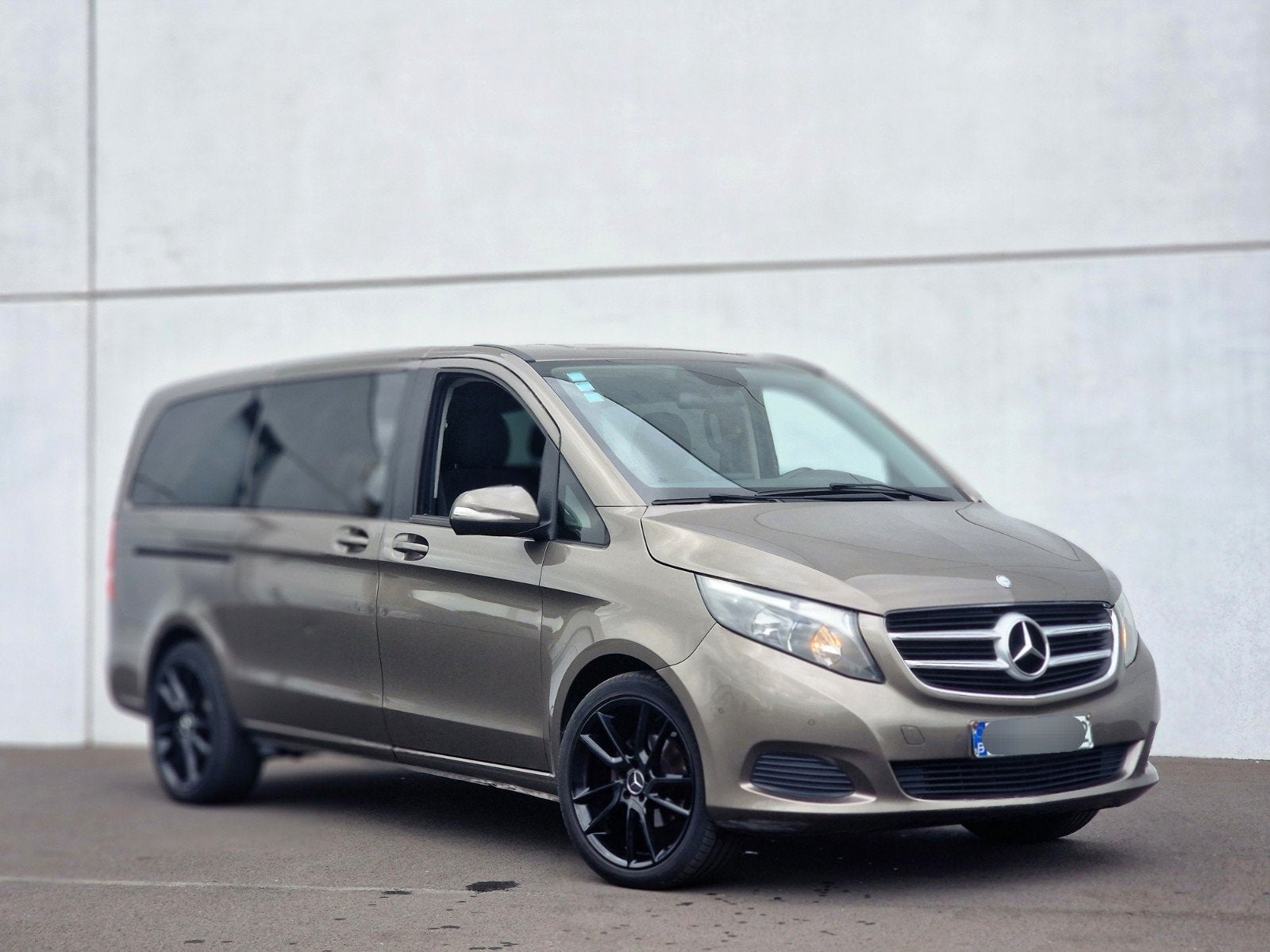 Mercedes-Benz V-Klasse V 220 CDI – 2.2 Diesel – Dubbelcabine, Auto's, Bruin, Multifunctioneel stuurwiel, Bedrijf, 5 deurs