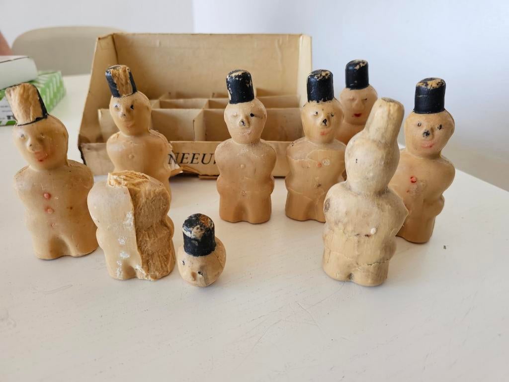 De sneeuwman antiek zeep, Verzamelen, Ophalen of Verzenden