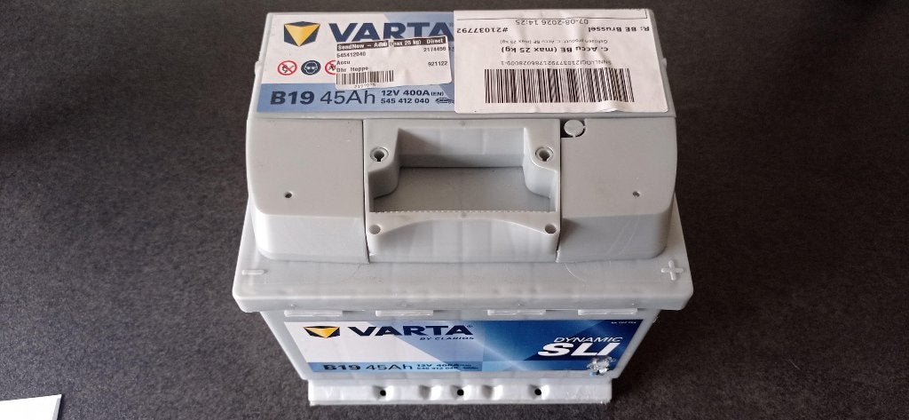 auto accu Varta B19 45Ah, Auto-onderdelen, Ophalen, Nieuw
