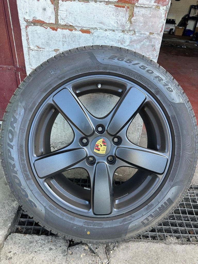 Originele Porsche Velgen 19 Inch, Gebruikt, 265 mm, Banden en Velgen, Winterbanden