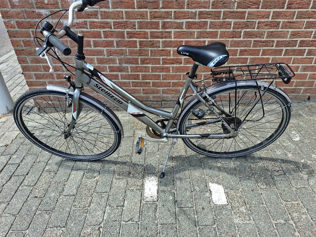 damesfiets, Fietsen en Brommers, Ophalen, Gebruikt, Velgrem, Versnellingen