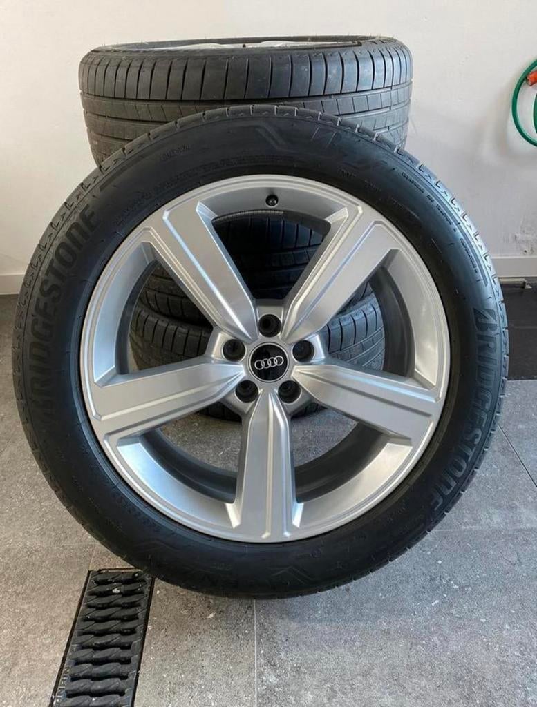 Audi velgen met zomerbanden 20 inch, Auto-onderdelen, Banden en Velgen, Ophalen, Gebruikt, 255 mm, Banden en Velgen