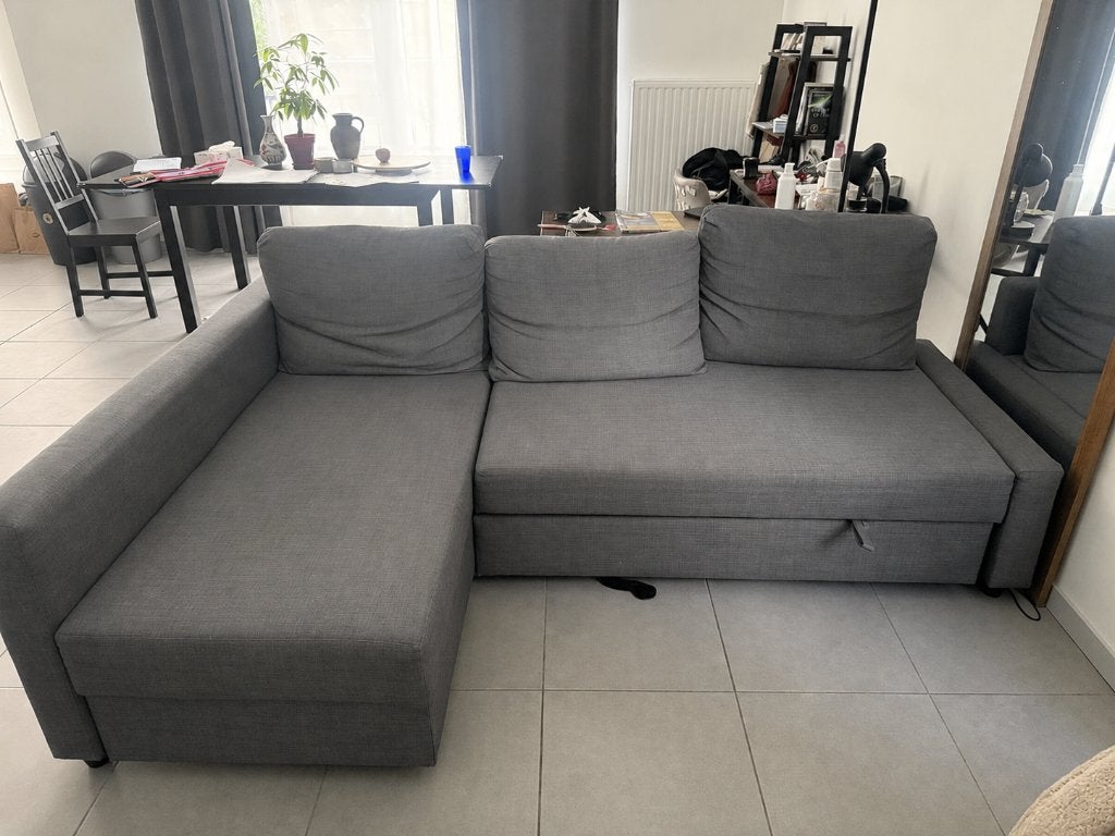 Zetel (slaapbank), Maison & Meubles, Canapés | Salons, Synthétique, 150 cm ou plus, Banc d'angle, Quatre personnes ou plus