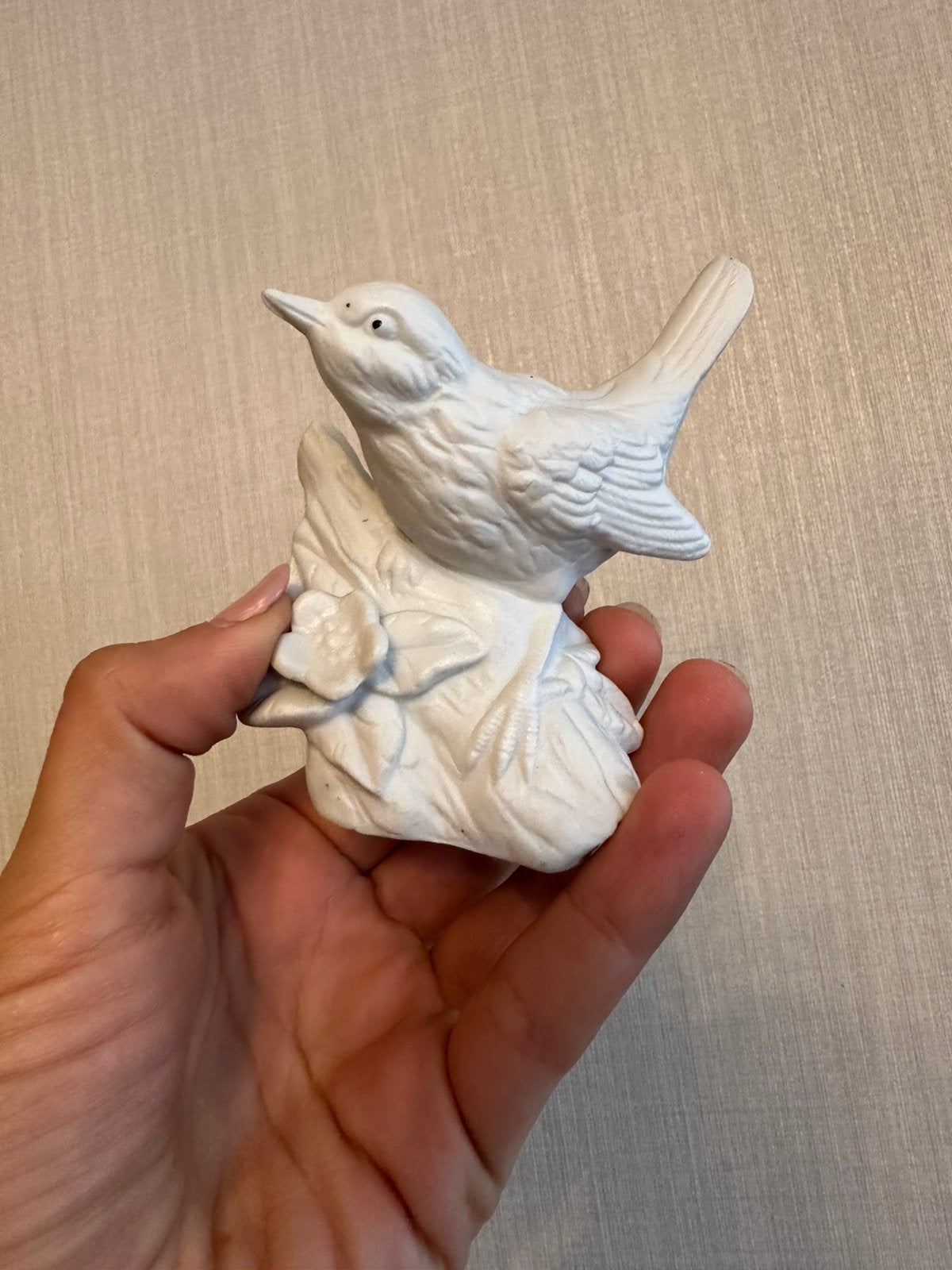 Petite figurine d'oiseau en porcelaine, Antiquités & Art, Enlèvement