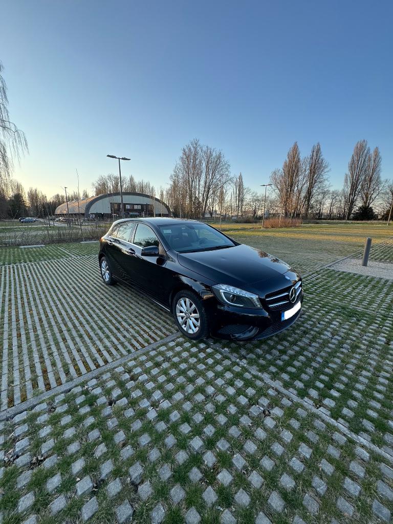 ✪ Mercedes-Benz A-Klasse A180 CDI | 2013 | 163.000 km, Auto's, Euro 5, Zwart, Leder en Stof, Zwart