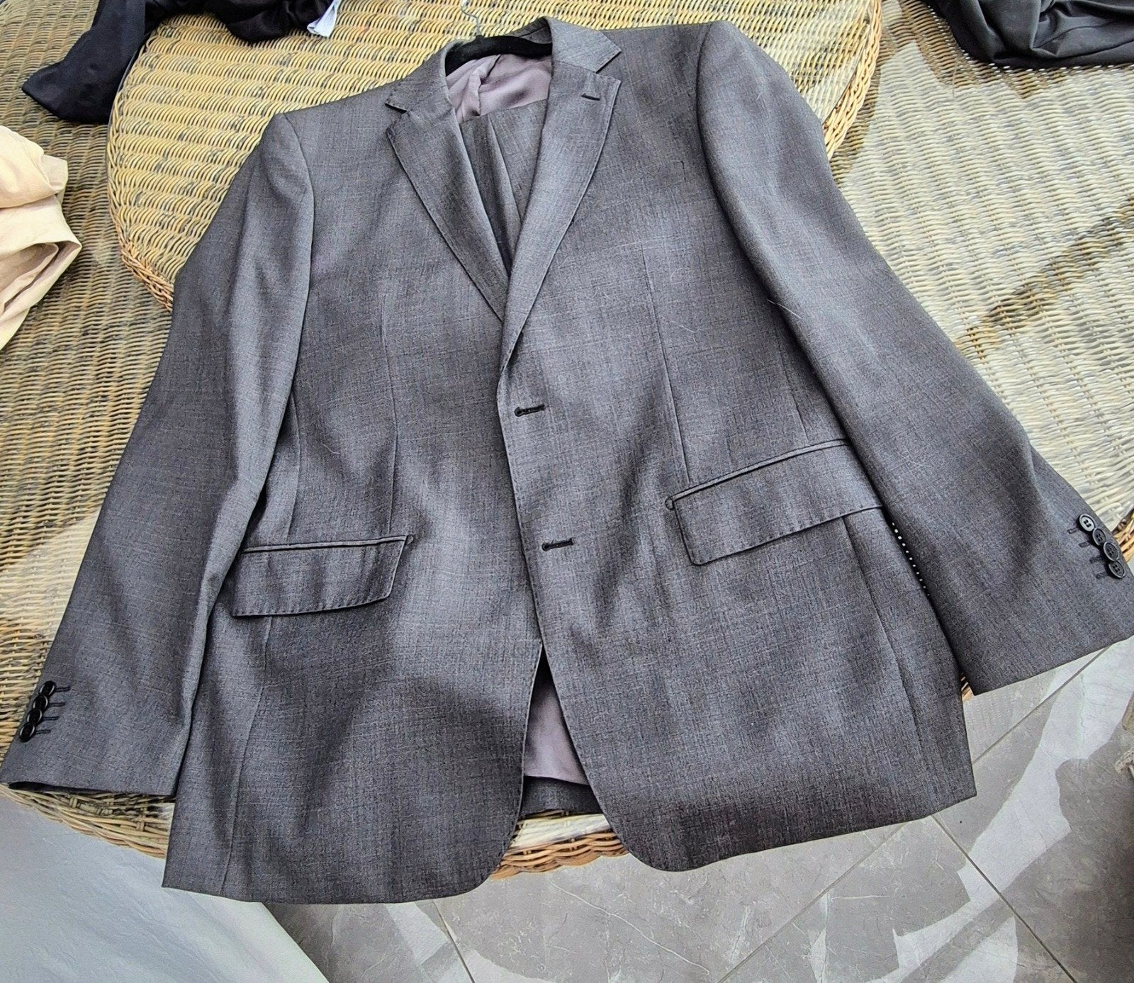 Heren Pak (1KEER AANGEDAAN)🧥👖, Kleding | Heren, Kostuums en vesten, Ophalen, Maat 52/54 (L)